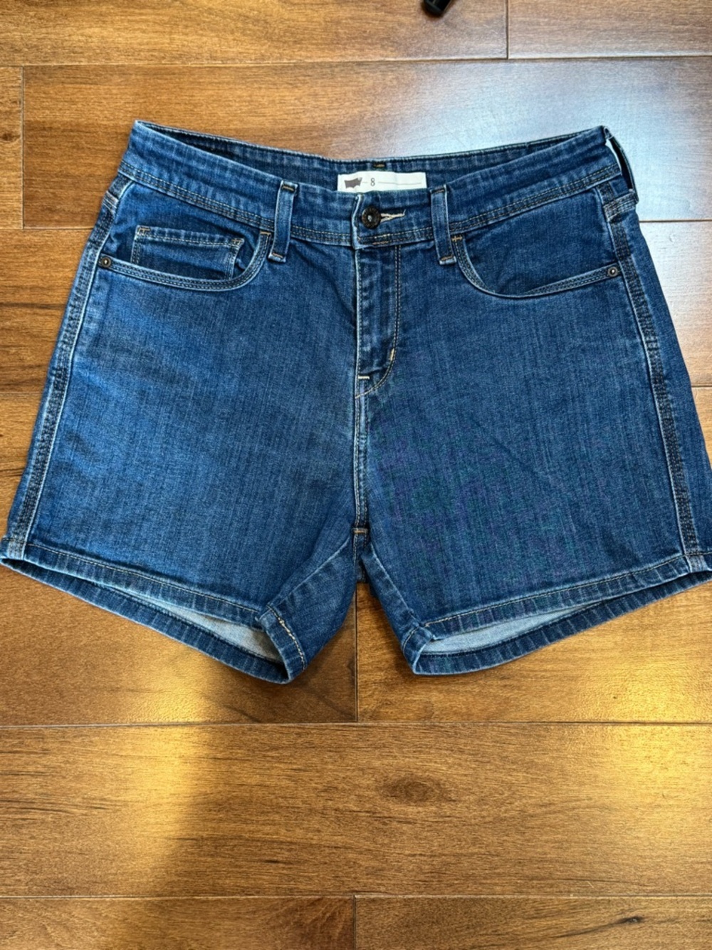 LEVI’S Classic Indigo Denim Cutoff Shorts